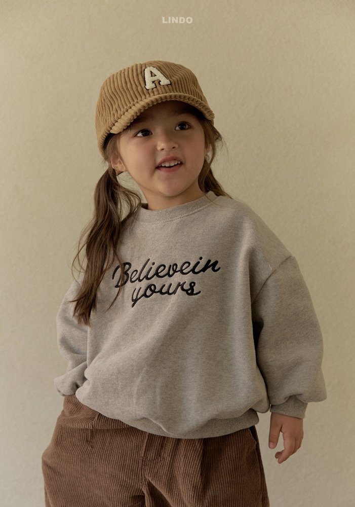Lindo - Korean Children Fashion - #Kfashion4kids - Believe Sweatshirt - 12