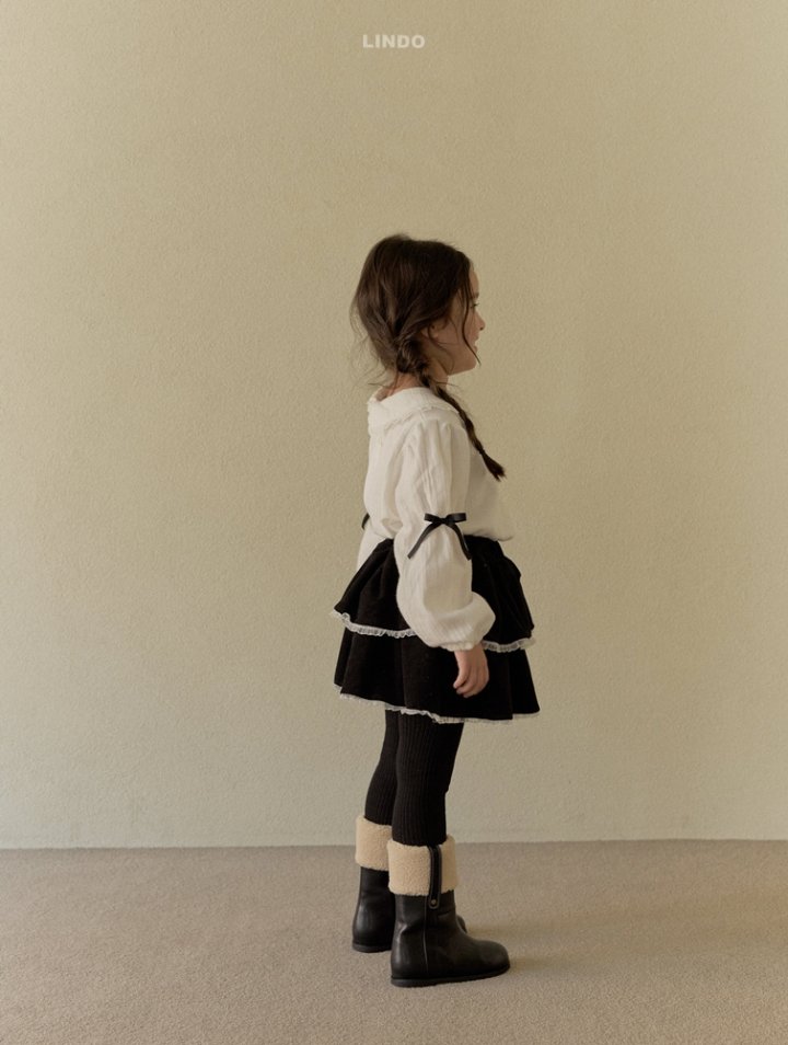 Lindo - Korean Children Fashion - #Kfashion4kids - Tiered Frill Skirt - 8