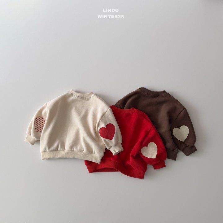 Lindo - Korean Children Fashion - #childofig - Heart Sweatshirt