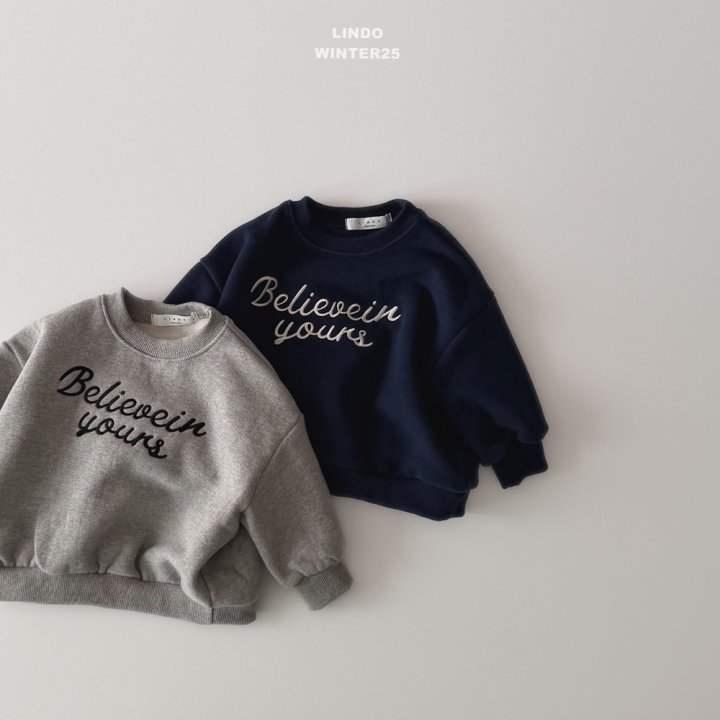 Lindo - Korean Children Fashion - #childofig - Believe Sweatshirt - 4