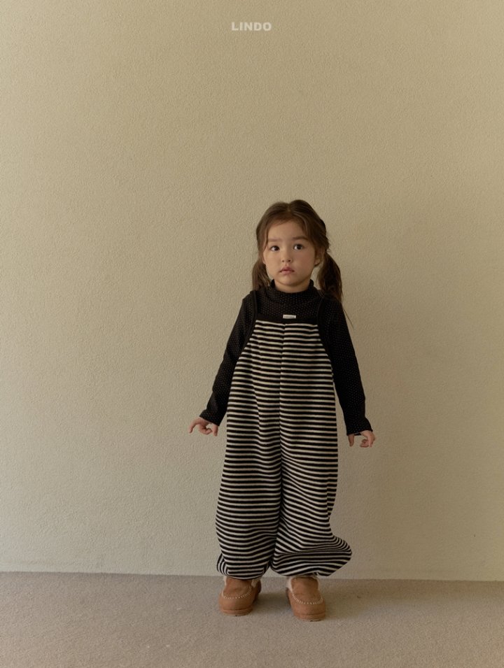 Lindo - Korean Children Fashion - #childrensboutique - Mini Dot Mock Neck Tee - 9
