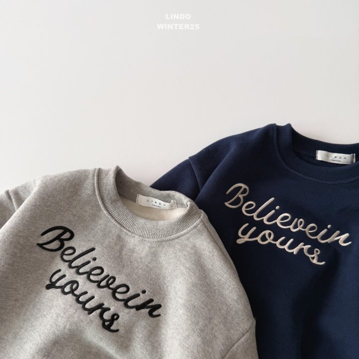 Lindo - Korean Children Fashion - #childrensboutique - Believe Sweatshirt - 5
