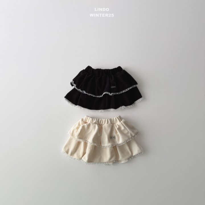 Lindo - Korean Children Fashion - #childrensboutique - Tiered Frill Skirt