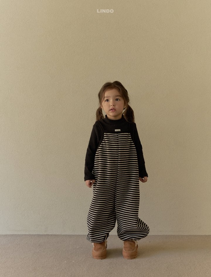Lindo - Korean Children Fashion - #designkidswear - Mini Dot Mock Neck Tee - 10
