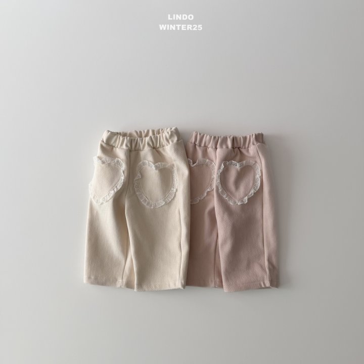 Lindo - Korean Children Fashion - #designkidswear - Pocket Heart Pants