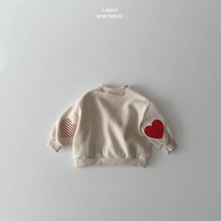 Lindo - Korean Children Fashion - #designkidswear - Heart Sweatshirt - 4