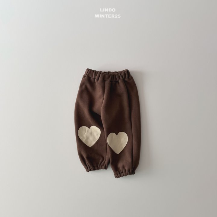 Lindo - Korean Children Fashion - #discoveringself - Big Heart Jogger Pants - 4