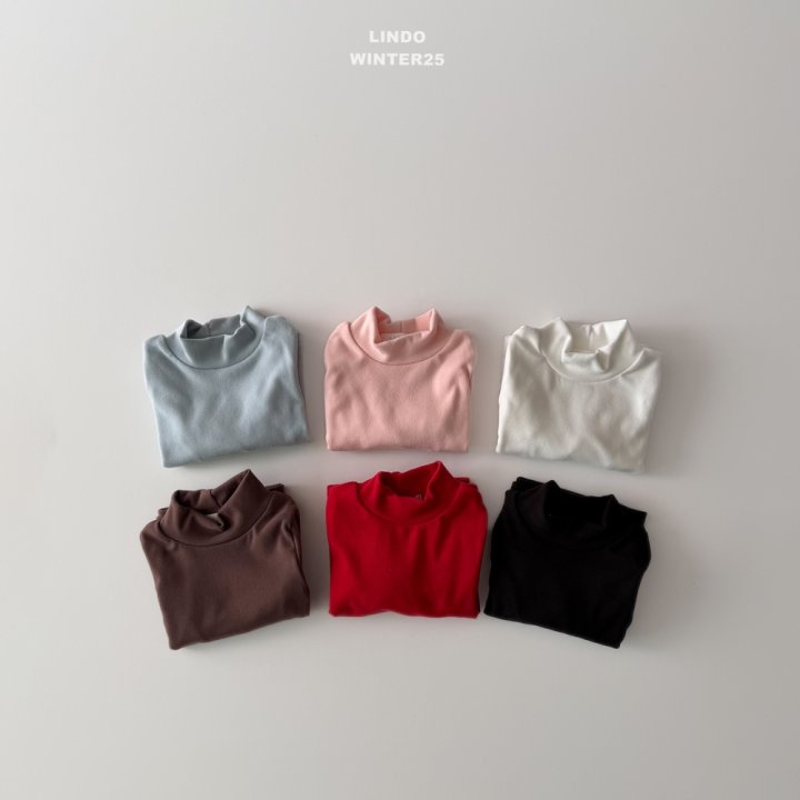 Lindo - Korean Children Fashion - #fashionkids - Basic Mock Neck Tee