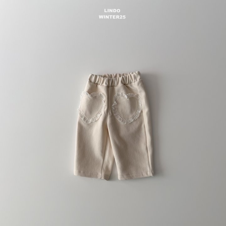 Lindo - Korean Children Fashion - #fashionkids - Pocket Heart Pants - 3