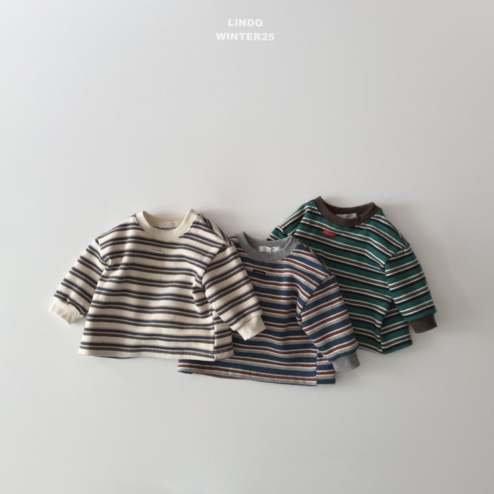 Lindo - Korean Children Fashion - #fashionkids - Multi Stripe Tee