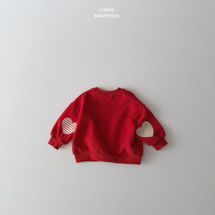 Lindo - Korean Children Fashion - #kidsshorts - Heart Sweatshirt - 6