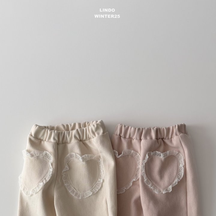 Lindo - Korean Children Fashion - #fashionkids - Pocket Heart Pants - 4