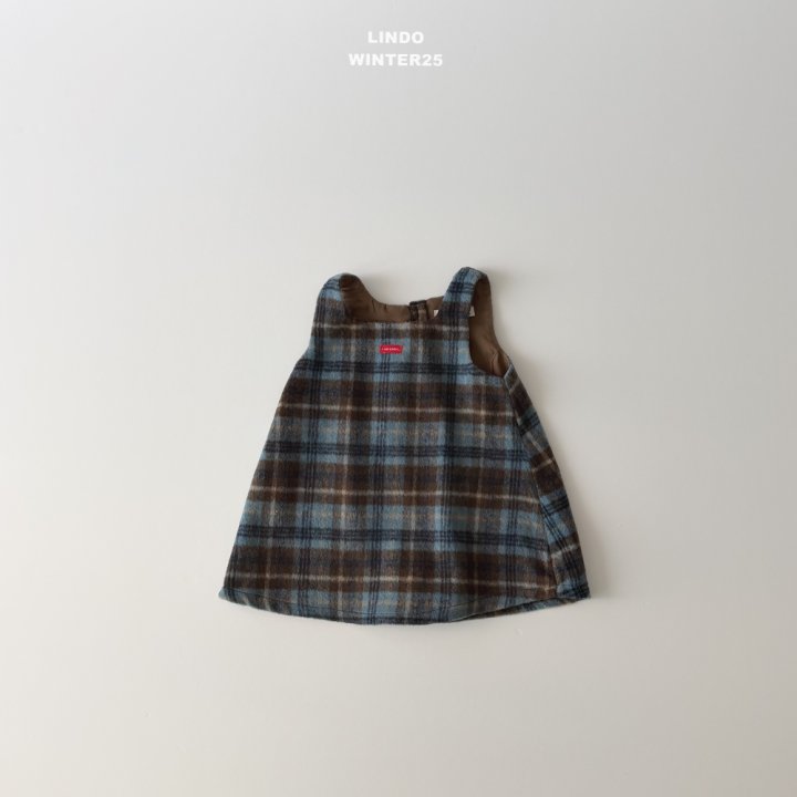 Lindo - Korean Children Fashion - #kidsshorts - Milk Square One-piece (Check) - 3