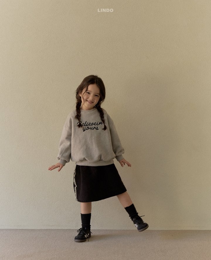 Lindo - Korean Children Fashion - #kidsshorts - Believe Sweatshirt - 9