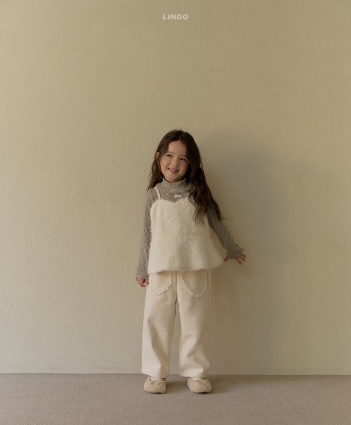 Lindo - Korean Children Fashion - #kidsshorts - Honey Strap Blouse - 8