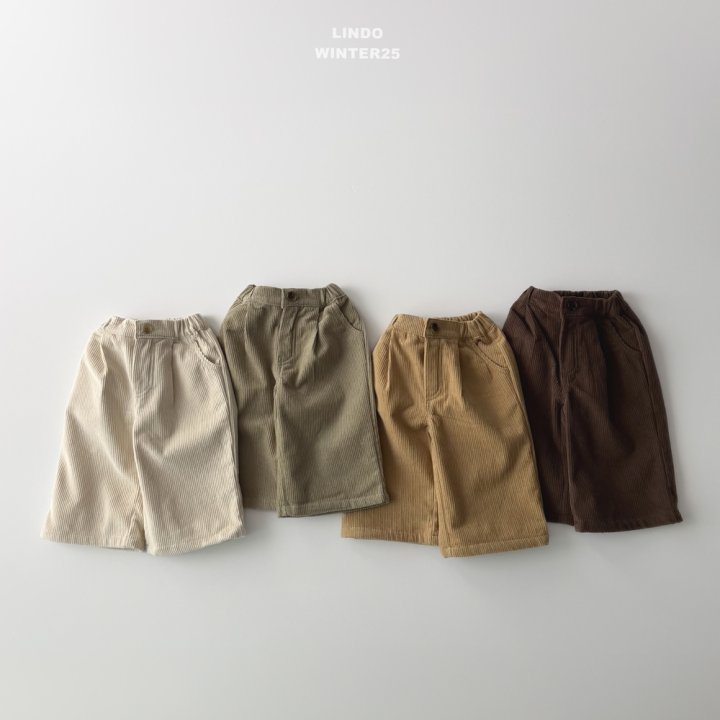 Lindo - Korean Children Fashion - #kidsshorts - Salt Corduroy Pants