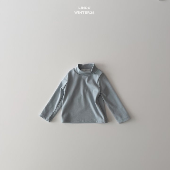 Lindo - Korean Children Fashion - #kidsstore - Basic Mock Neck Tee - 4