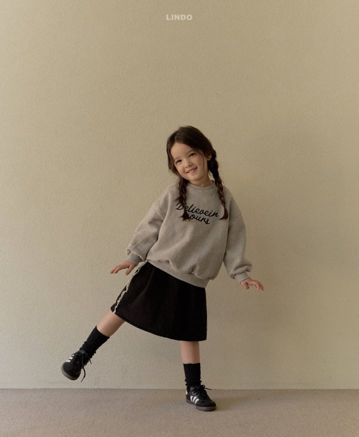 Lindo - Korean Children Fashion - #kidzfashiontrend - Believe Sweatshirt - 11