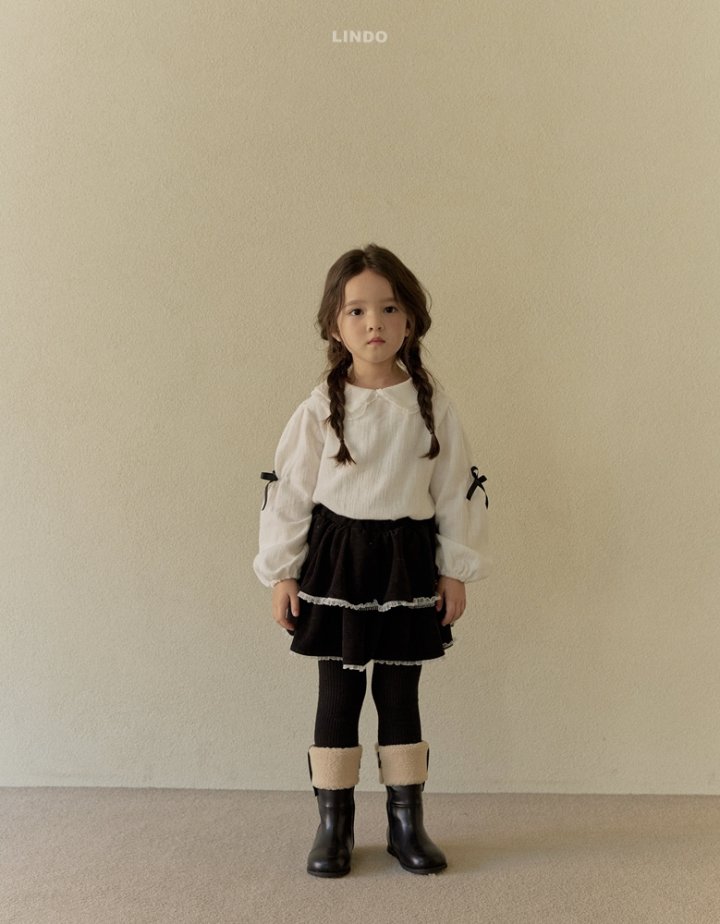 Lindo - Korean Children Fashion - #kidzfashiontrend - Tiered Frill Skirt - 7