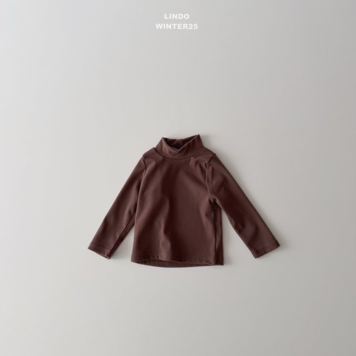 Lindo - Korean Children Fashion - #littlefashionista - Basic Mock Neck Tee - 6