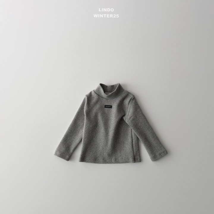 Lindo - Korean Children Fashion - #littlefashionista - Mini Dot Mock Neck Tee - 3