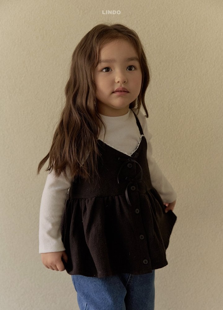 Lindo - Korean Children Fashion - #littlefashionista - Seolleim Strap Blouse - 11