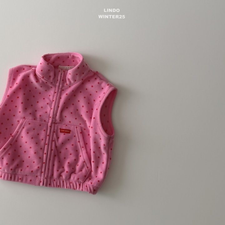 Lindo - Korean Children Fashion - #littlefashionista - Mini Dot Vest - 3