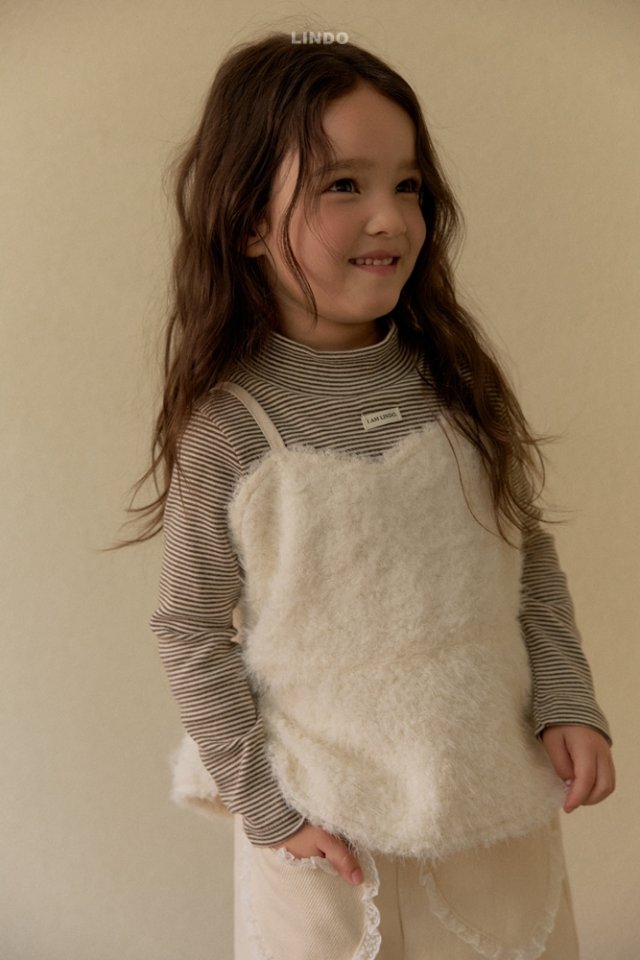 Lindo - Korean Children Fashion - #littlefashionista - Honey Strap Blouse - 12