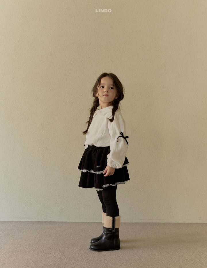 Lindo - Korean Children Fashion - #littlefashionista - Tiered Frill Skirt - 9