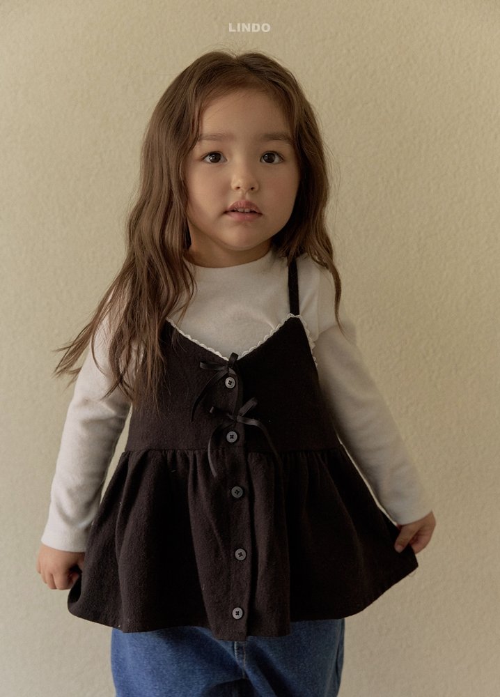Lindo - Korean Children Fashion - #magicofchildhood - Seolleim Strap Blouse - 12