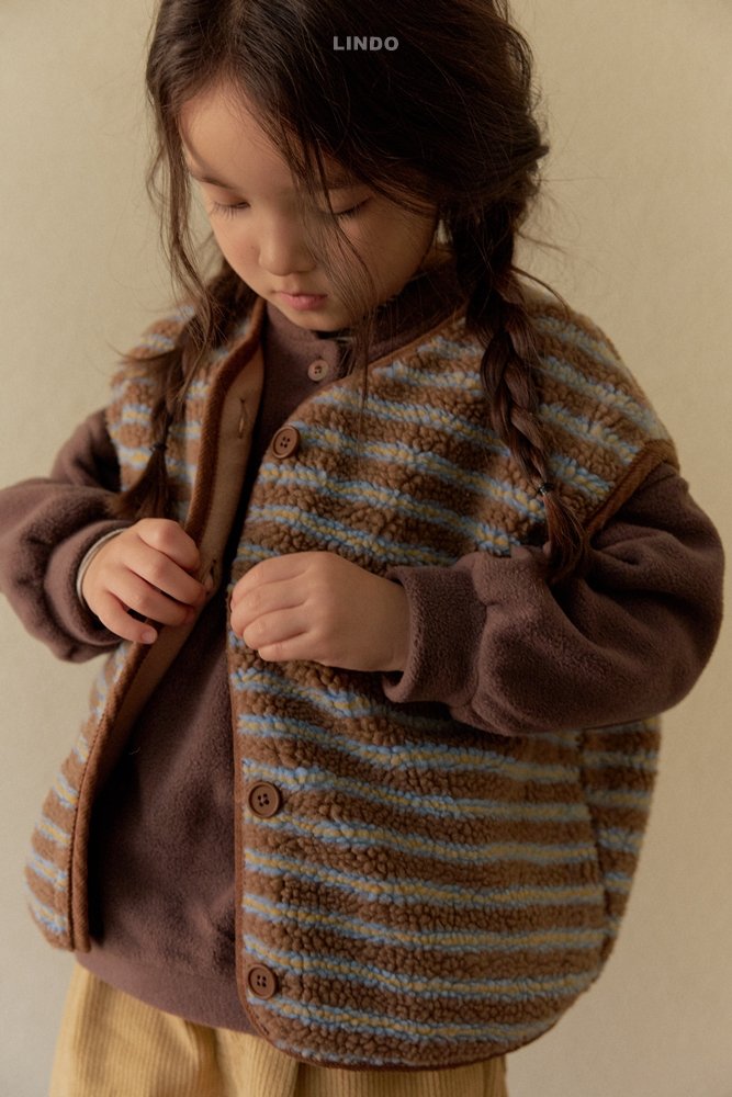 Lindo - Korean Children Fashion - #magicofchildhood - Woody Vest - 7