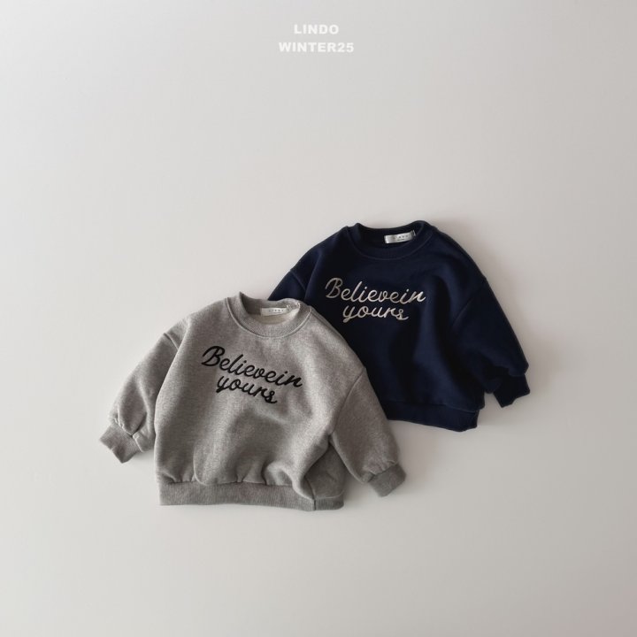 Lindo - Korean Children Fashion - #minifashionista - Believe Sweatshirt