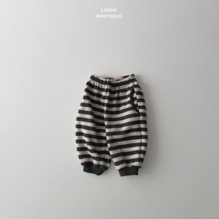 Lindo - Korean Children Fashion - #stylishchildhood - Luke Stripe Jogger Pants - 5