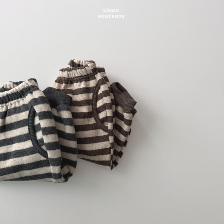 Lindo - Korean Children Fashion - #todddlerfashion - Luke Stripe Jogger Pants - 3
