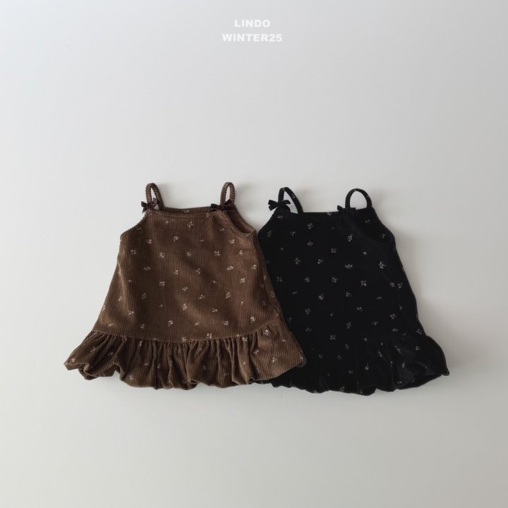 Lindo - Korean Children Fashion - #todddlerfashion - Momo Ribbon One-piece