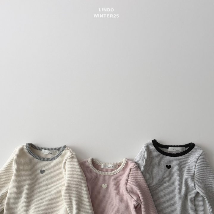 Lindo - Korean Children Fashion - #toddlerclothing - Heart Tee - 6