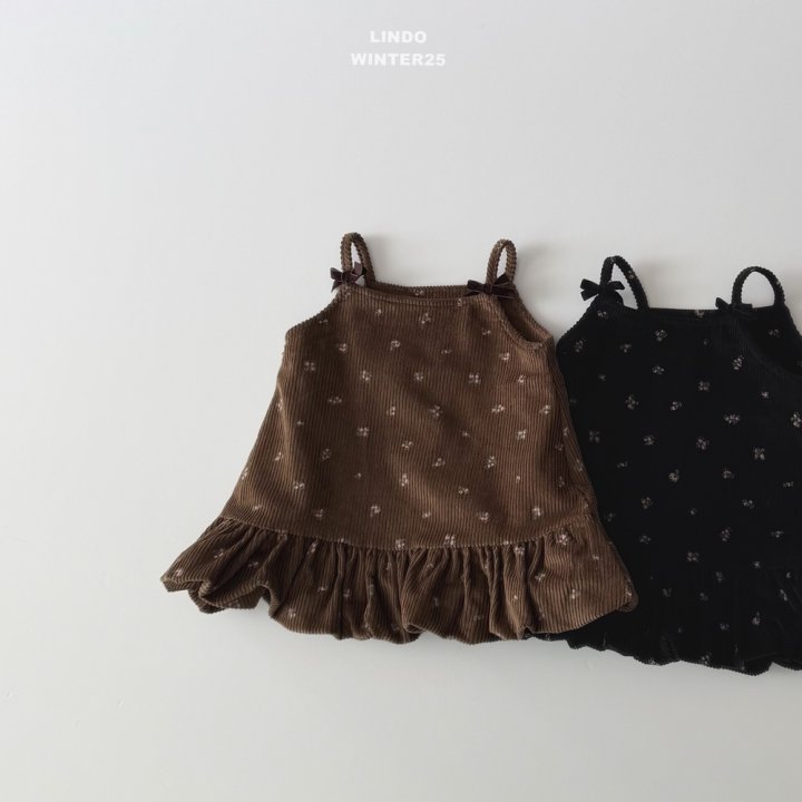 Lindo - Korean Children Fashion - #toddlerclothing - Momo Ribbon One-piece - 2