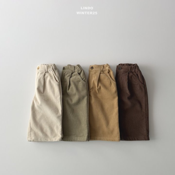 Lindo - Korean Children Fashion - #toddlerclothing - Salt Corduroy Pants - 10