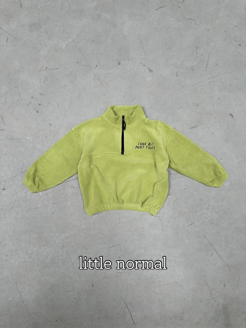 Little Normal - Korean Children Fashion - #childofig - Fleece Half Zip-Up - 10