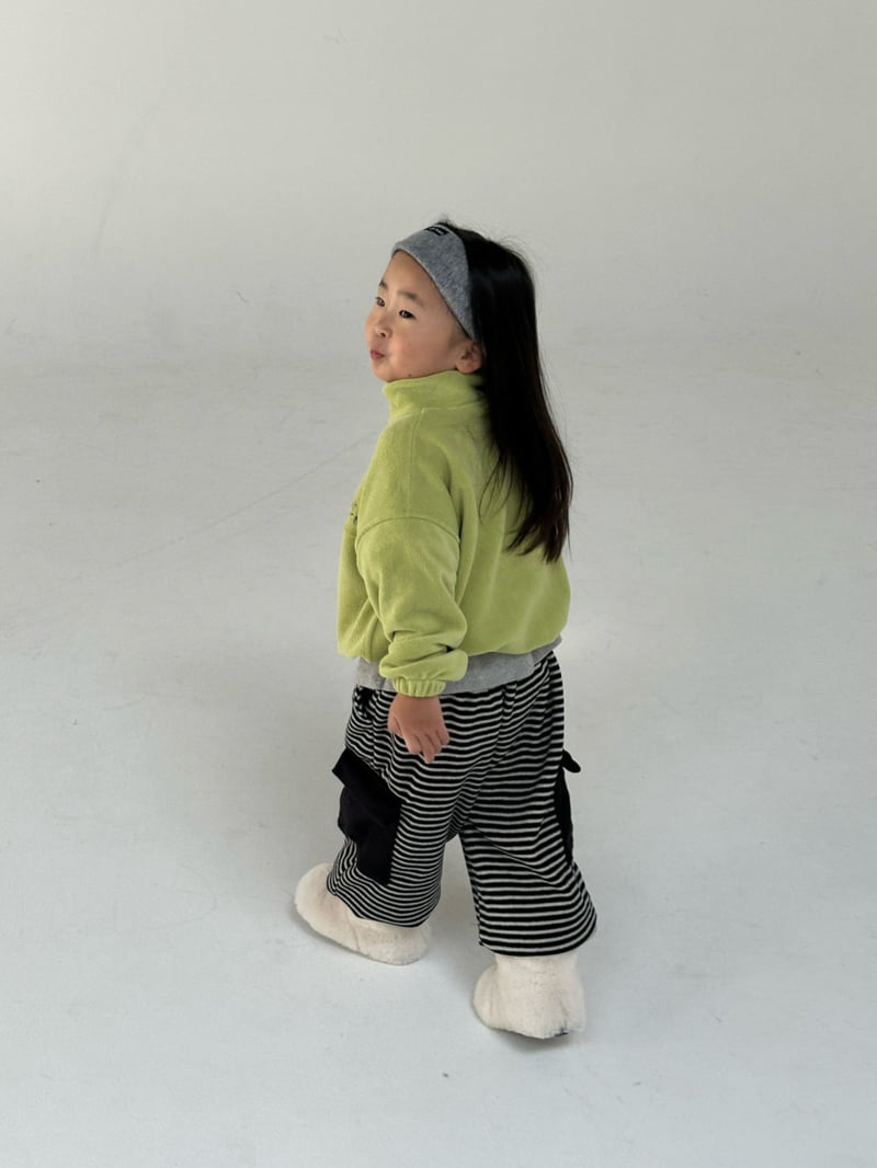 Little Normal - Korean Children Fashion - #childofig - Fleece Half Zip-Up - 9