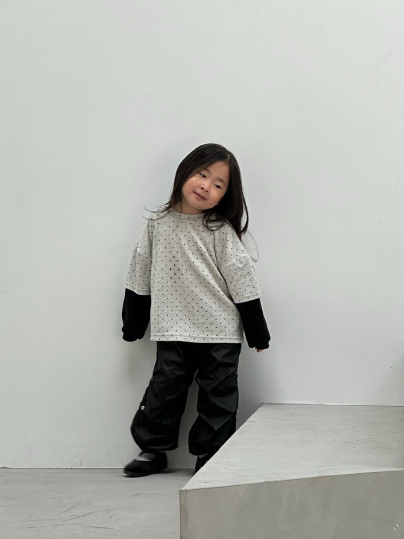 Little Normal - Korean Children Fashion - #childofig - Dot Layered Tee - 5