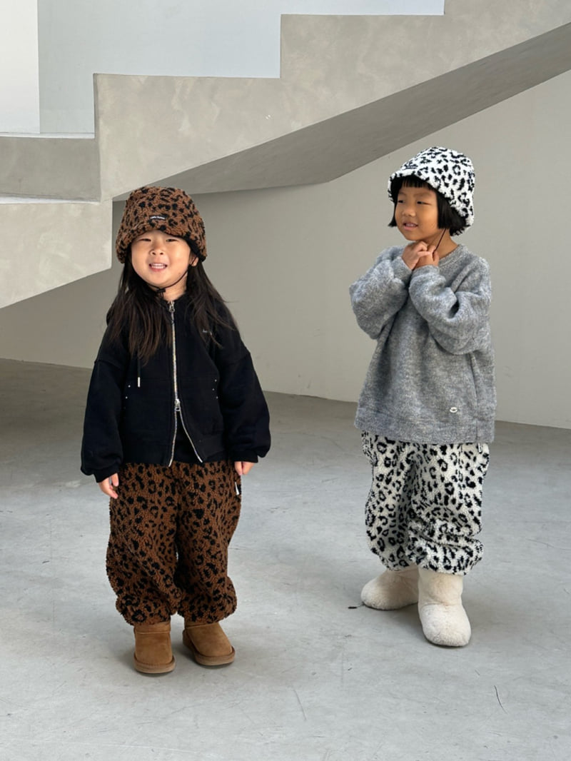 Little Normal - Korean Children Fashion - #childofig - Leopard Pants - 3