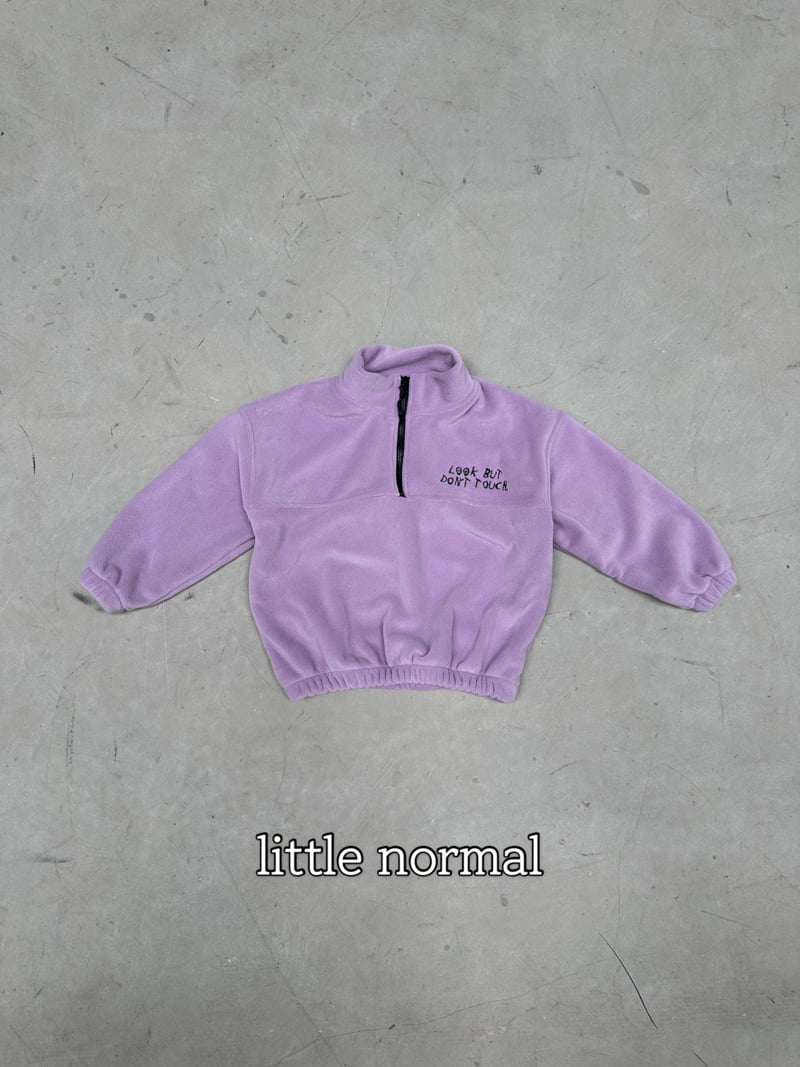 Little Normal - Korean Children Fashion - #childrensboutique - Fleece Half Zip-Up - 11