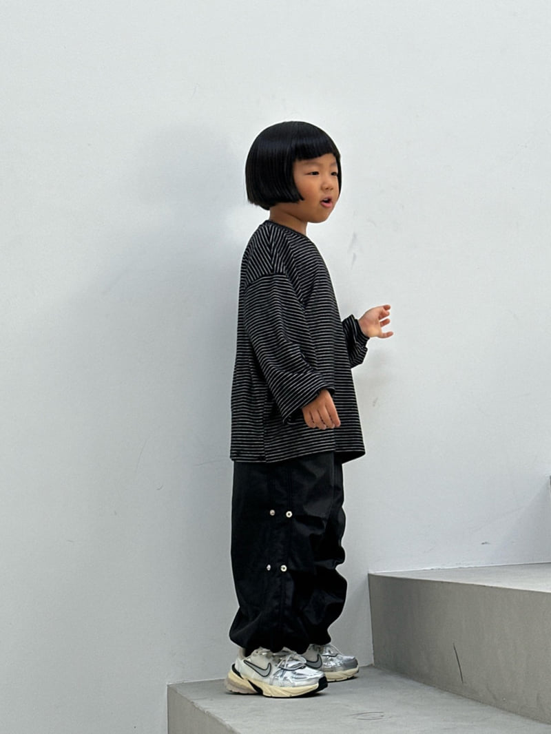 Little Normal - Korean Children Fashion - #childrensboutique - Winter Stripe Tee - 4