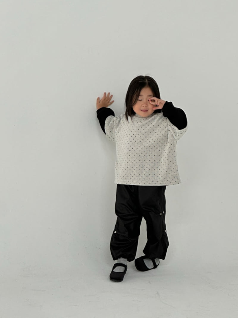 Little Normal - Korean Children Fashion - #designkidswear - Dot Layered Tee - 7