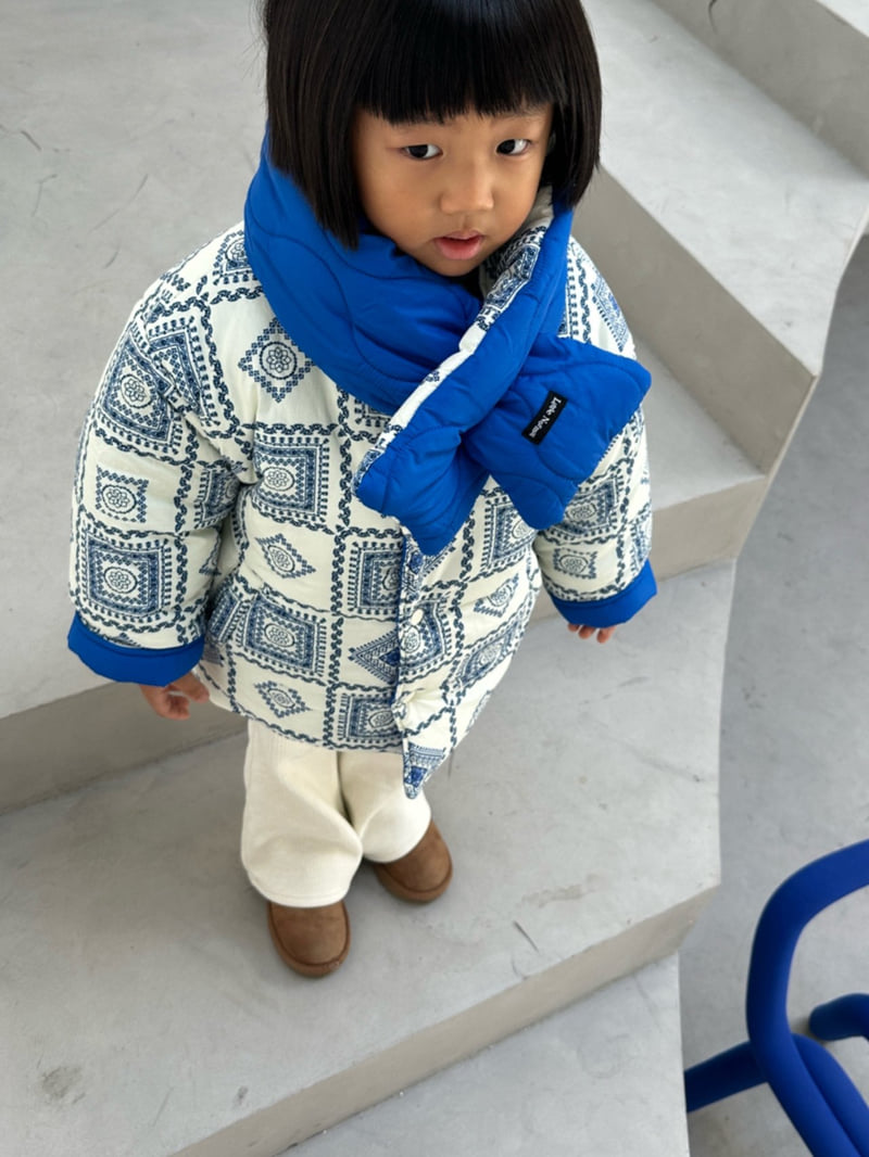 Little Normal - Korean Children Fashion - #discoveringself - Paisley Scarf Padding