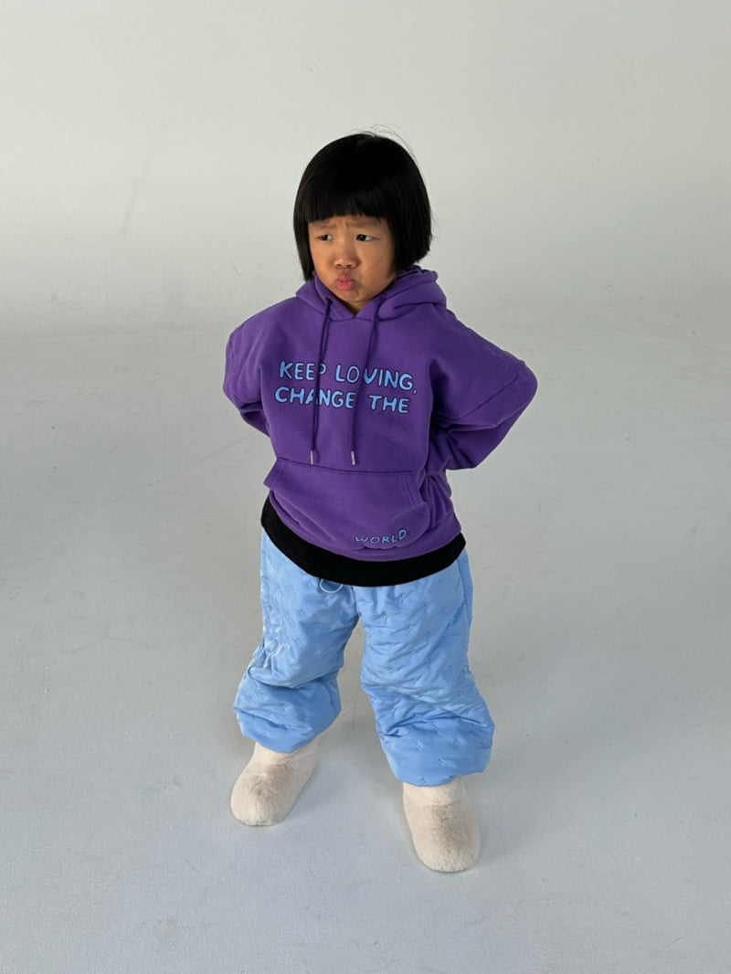Little Normal - Korean Children Fashion - #fashionkids - Lettering Hoodie - 3