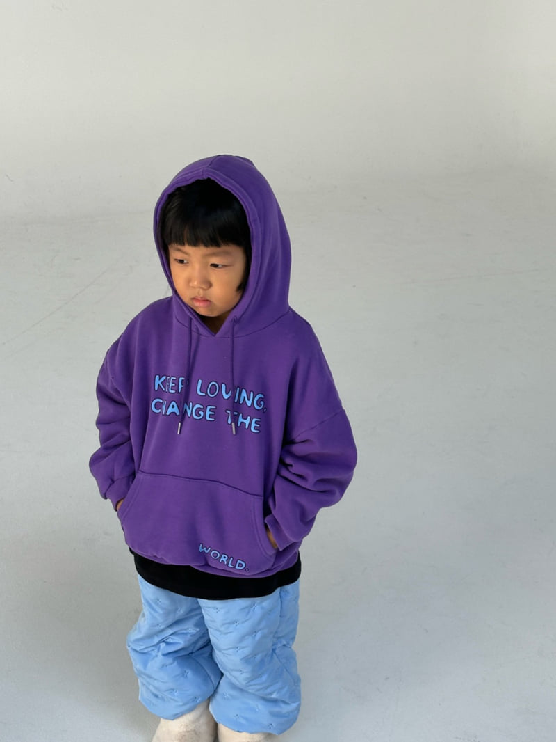 Little Normal - Korean Children Fashion - #fashionkids - Lettering Hoodie - 4