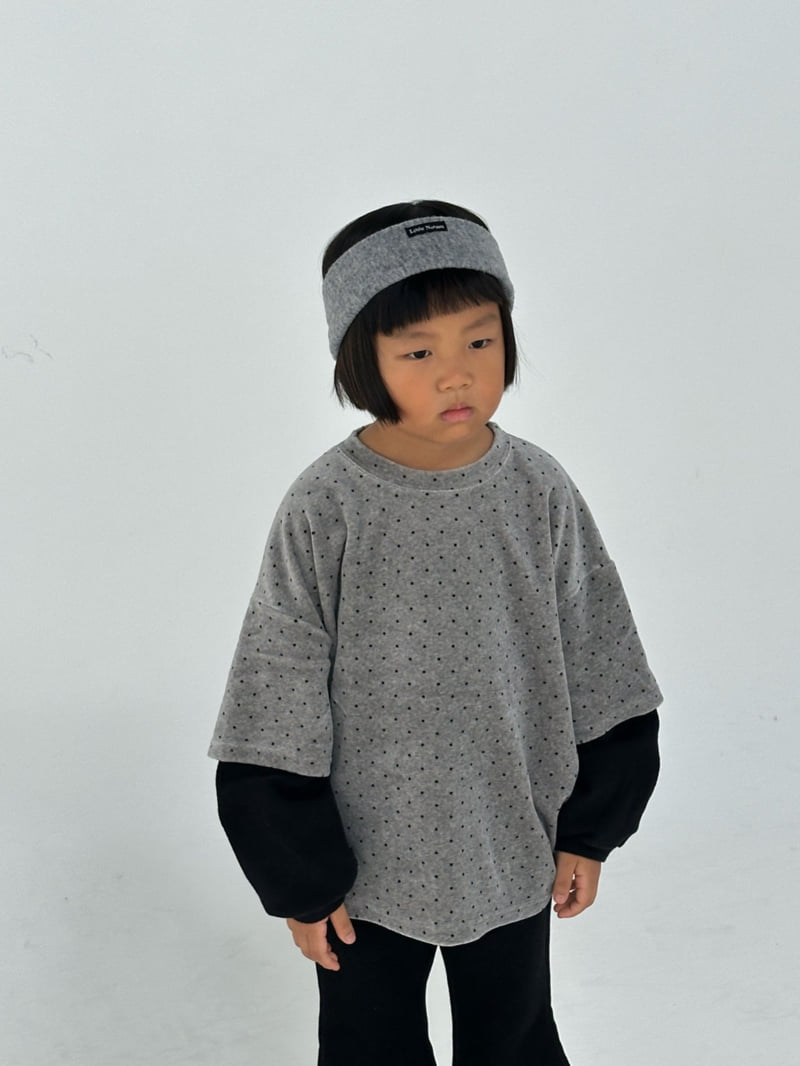 Little Normal - Korean Children Fashion - #kidsshorts - Dot Layered Tee - 10