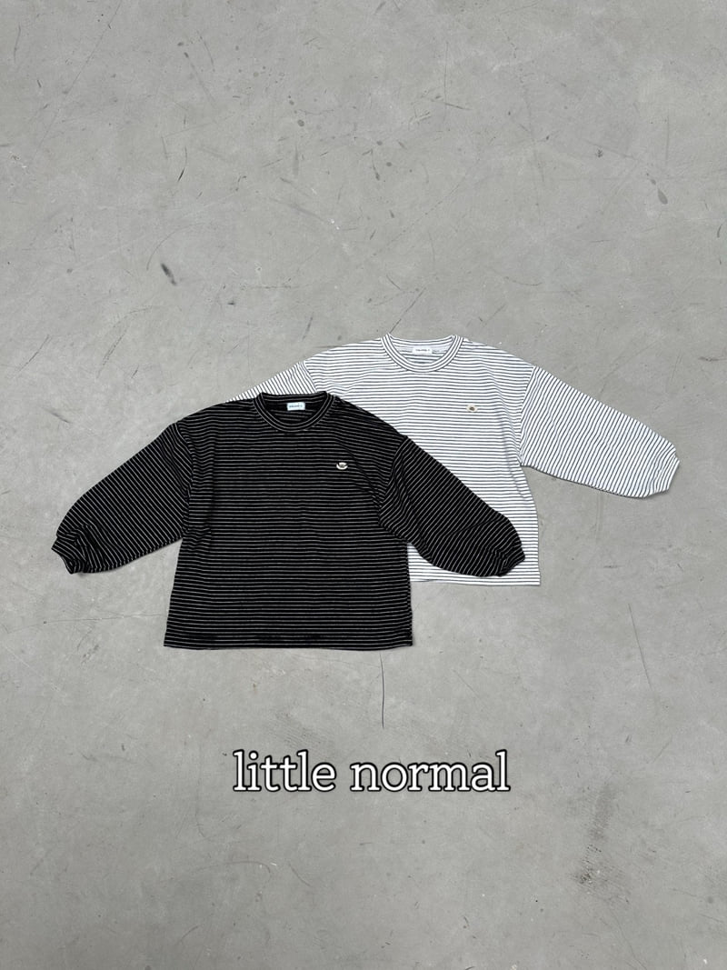Little Normal - Korean Children Fashion - #kidsstore - Winter Stripe Tee - 8